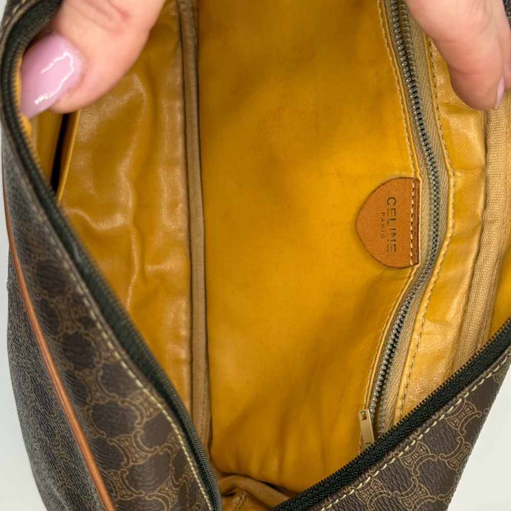 Celine Toiletry Cosmetic Bag Authentic GUC VINTAGE - Picture 9 of 14